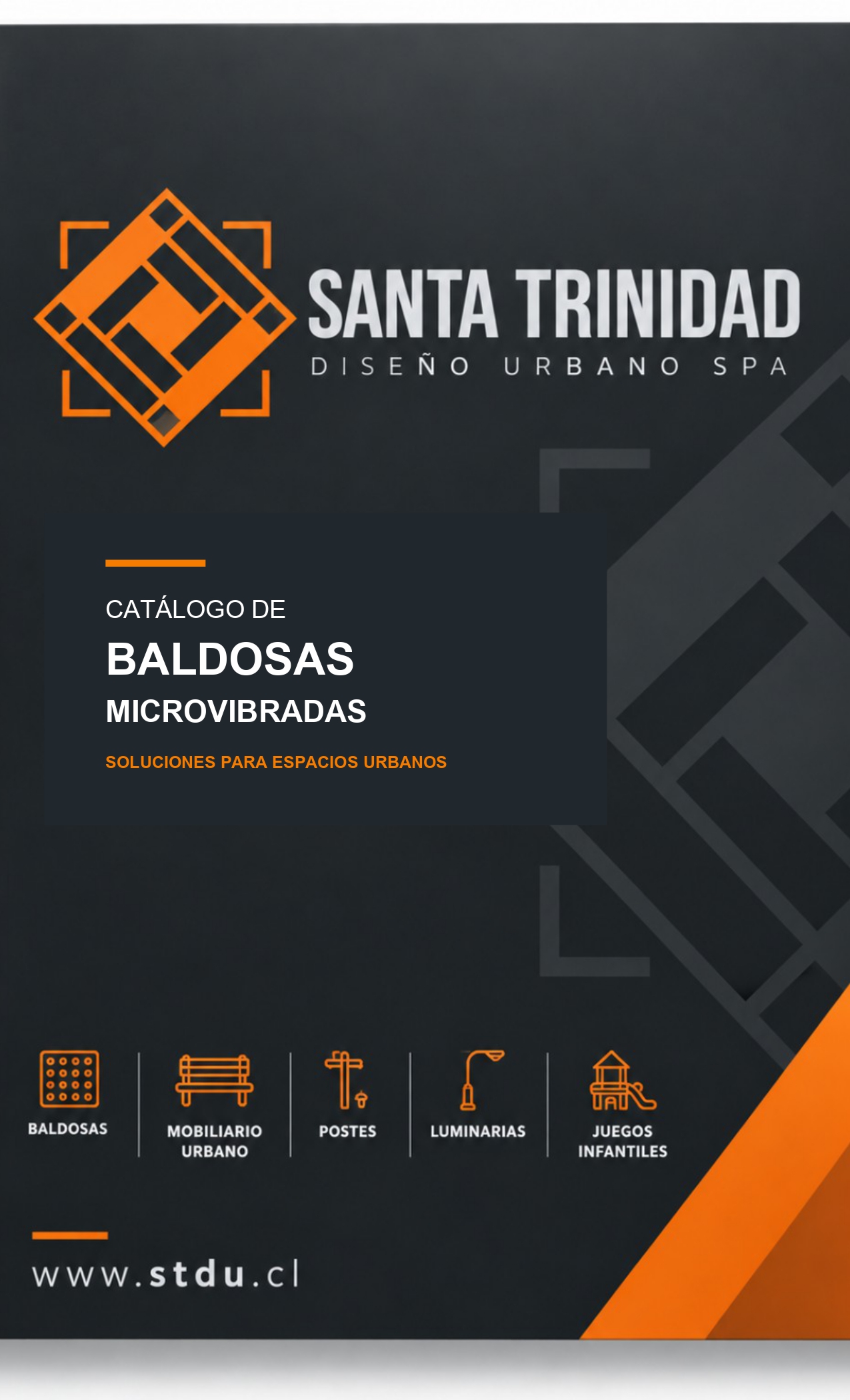 Portada del catálogo de Baldosas STDU