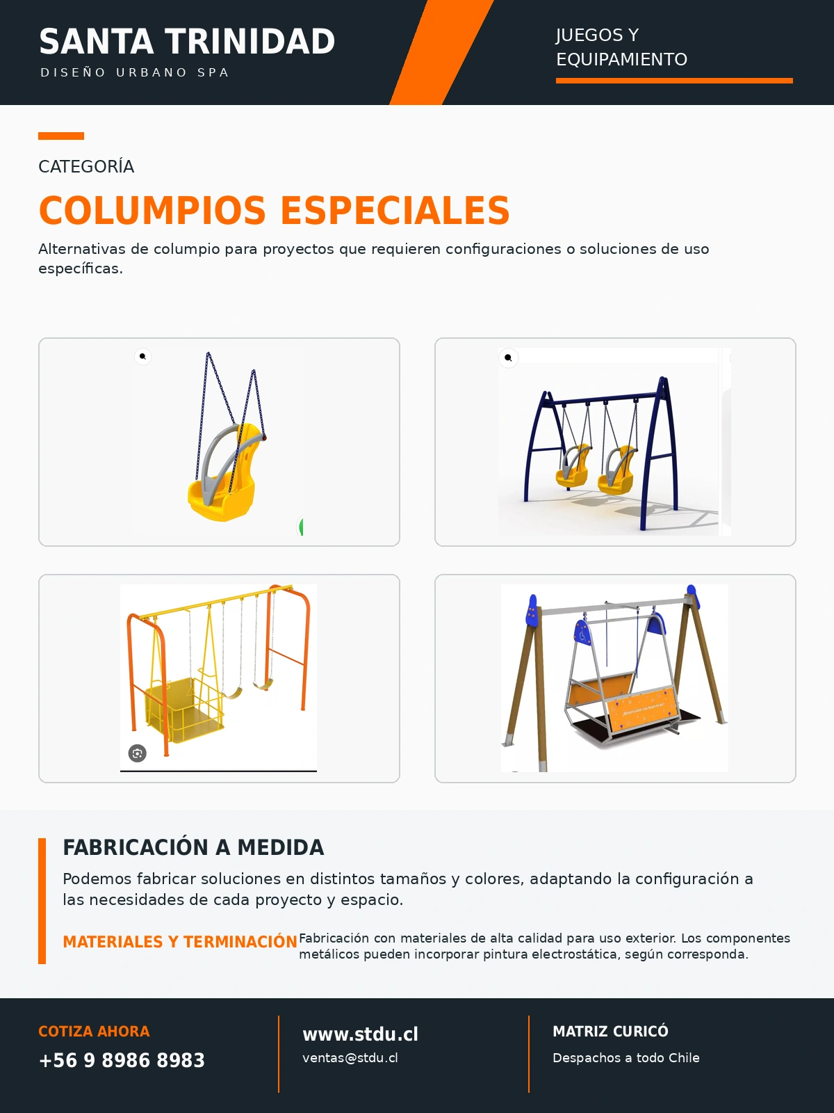 Columpios especiales STDU